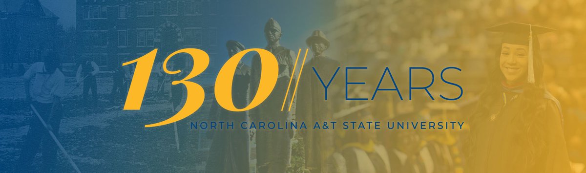 ncatsuaggies's tweet photo. 130 years ago, North Carolina Agricultural and Technical State University was initially established as the Agricultural &amp; Mechanical College for the Colored Race. 

Take a journey through our rich history, prominent alumni, impact, innovation &amp; influence. https://t.co/dL52W3COB1 https://t.co/T1D9ETTtn7