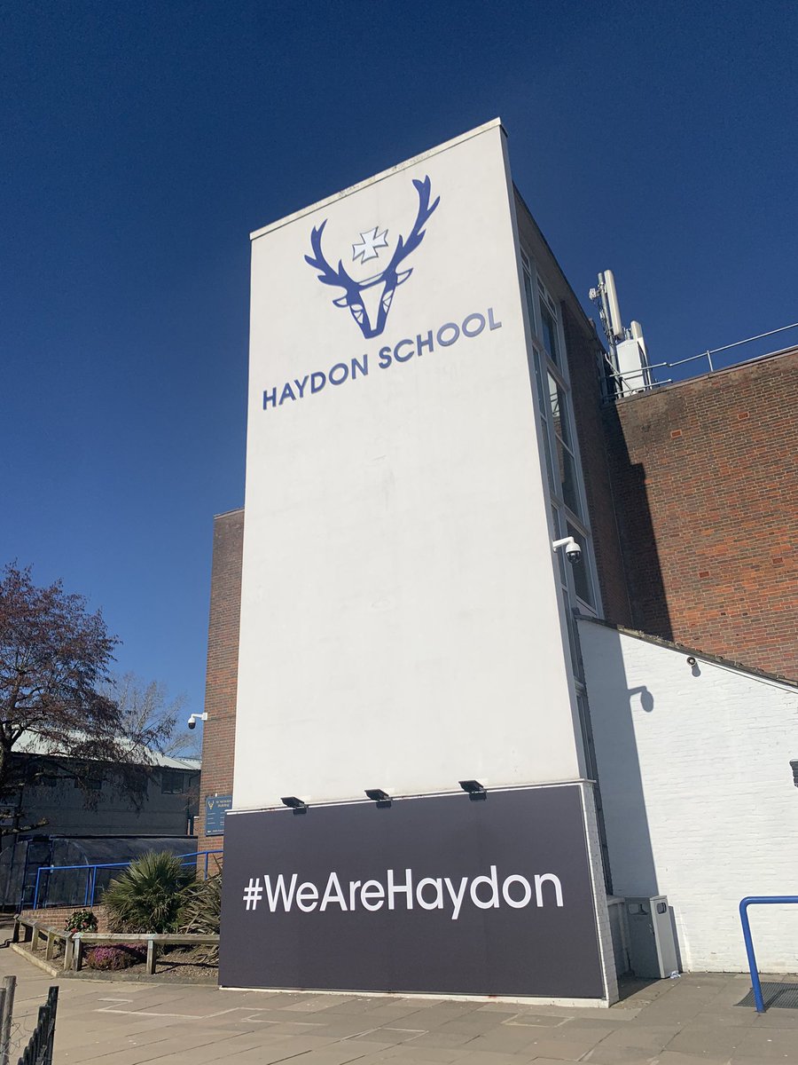 HaydonSchool's tweet photo. New addition to our outdoor signage - what do you think? #wearehaydon https://t.co/CIpW30LJ0x