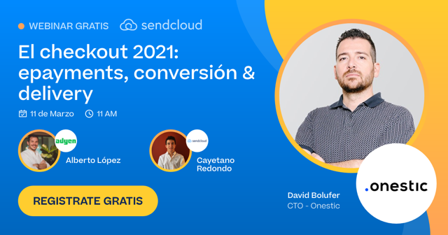 🔊 El 11 de marzo, a las 11:00 estaremos en directo hablando de tendencias en nuestros checkouts. 

Juntos con <a href="/adyen_es/">Adyen España</a> y <a href="/Sendcloud/">Sendcloud</a> os contamos como ha de ser el #CheckOut perfecto! 
👉 sendcloud.es/webinarcheckou…

#ecommerce  #delivery #conversión #ePayments