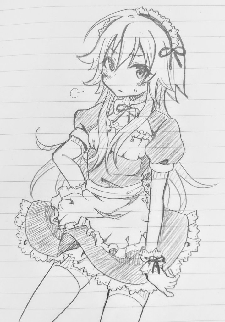 飛鳥くんに土下座して頼み込んでちょっと困られながらメイド服着てもらいたい 