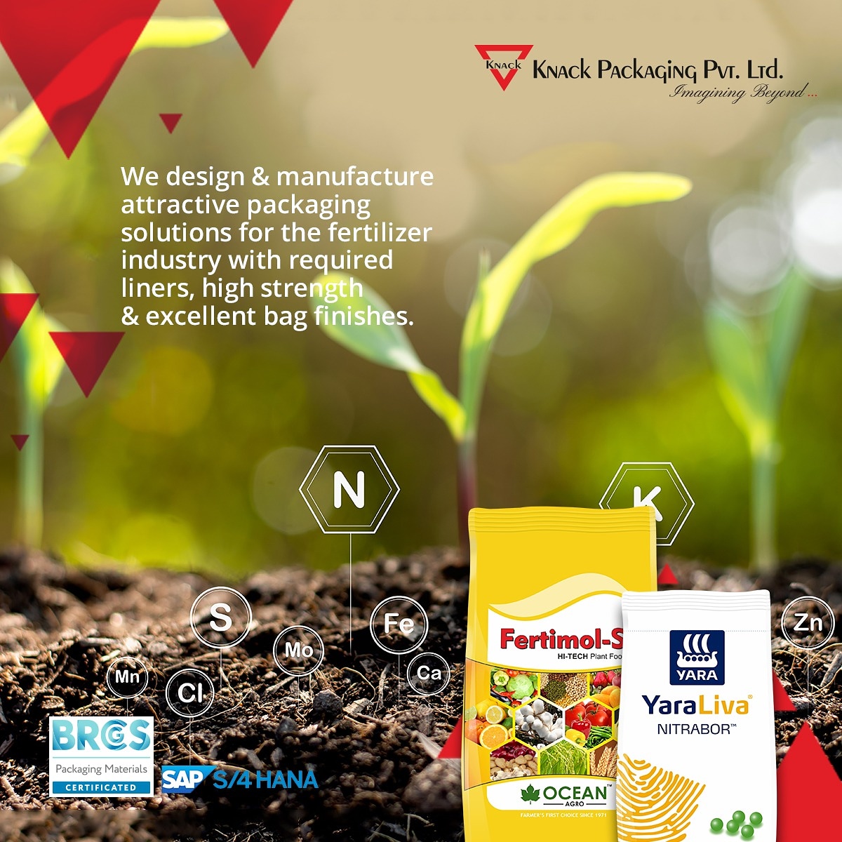 knack_packaging's tweet photo. Knack Packaging's expertise always sets it apart in the industry. We provide a wide variety of bags for the fertilizer industry. It includes the BOPP laminated PP woven bags ranging from 5kg to 50 kg.
Visit our website: https://t.co/tHSvj8fQ50
#Packaging #KnackPacking https://t.co/A3JHW8jdlT