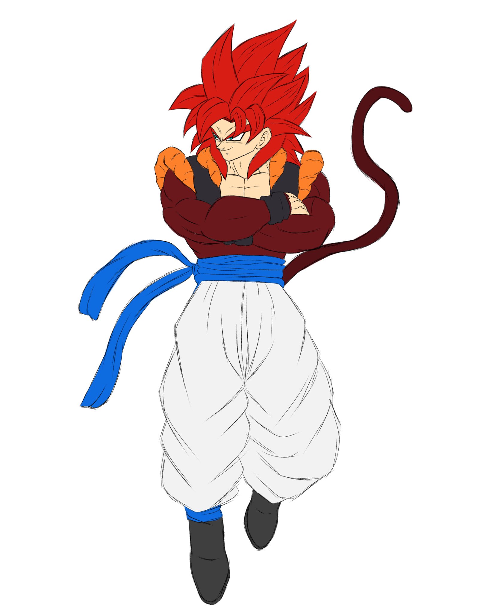 ｵﾂﾄﾂﾄ Mkfc53 ドラゴンボール イラスト ゴジータ4 息抜きゴジータ4 T Co Ets4asu0is Twitter