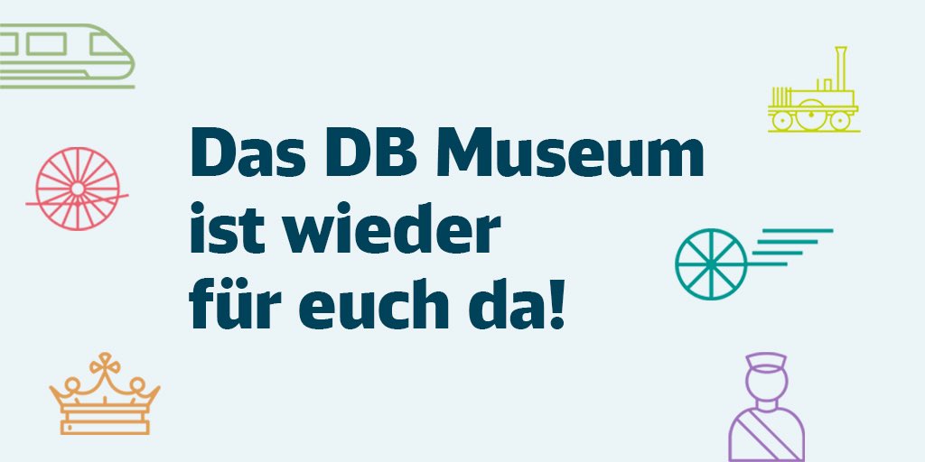 DBMuseum (@dbmuseum) on Twitter photo Am morgigen Mittwoch, 10. März 2021 öffnen wir in Nürnberg wieder unsere Pforten für unsere Besucherinnen und Besucher! 😍🚂🏛
Alle Infos unter:
dbmuseum.de/opening
Das <a href="/mfk_nuernberg/">Museum für Kommunikation Nürnberg</a> öffnet auch wieder! Am morgigen Mittwoch, 10. März 2021 öffnen wir in Nürnberg wieder unsere Pforten für unsere Besucherinnen und Besucher! 😍🚂🏛
Alle Infos unter:
dbmuseum.de/opening
Das <a href="/mfk_nuernberg/">Museum für Kommunikation Nürnberg</a> öffnet auch wieder!