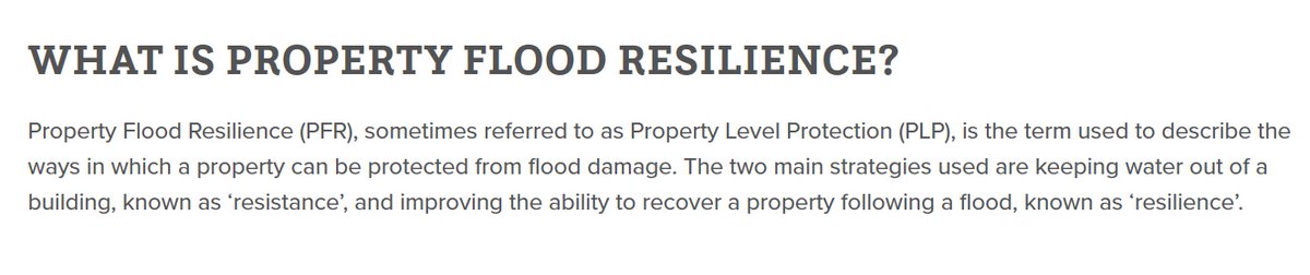 Are you familiar with #propertyfloodresilience, want to know more?? bit.ly/32scpmd
#PFR @oxcampfr #resilience #floodaware