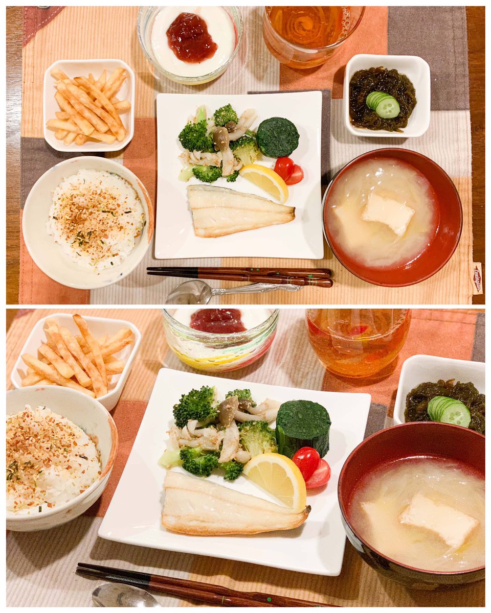 星田つまみ 3月9日の こどもごはん ホッケの一夜干し にぃくんはホッケ大好き おとくんも完食 弟1歳10ヶ月 兄7歳