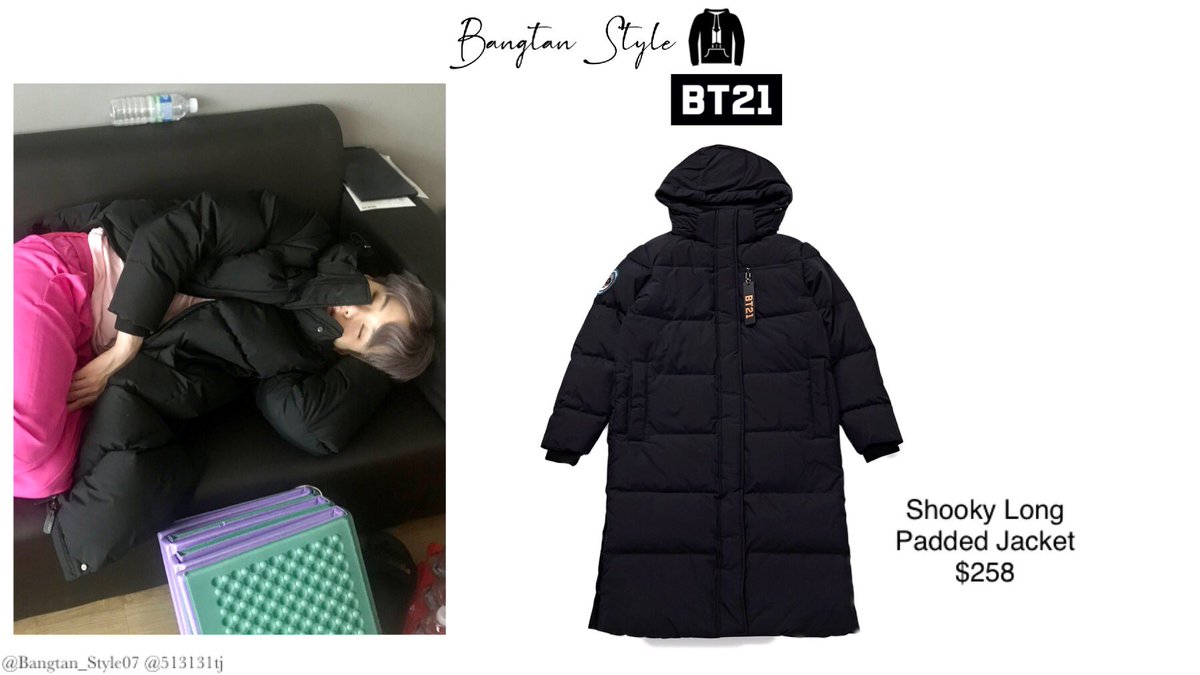 bt21 padded jacket