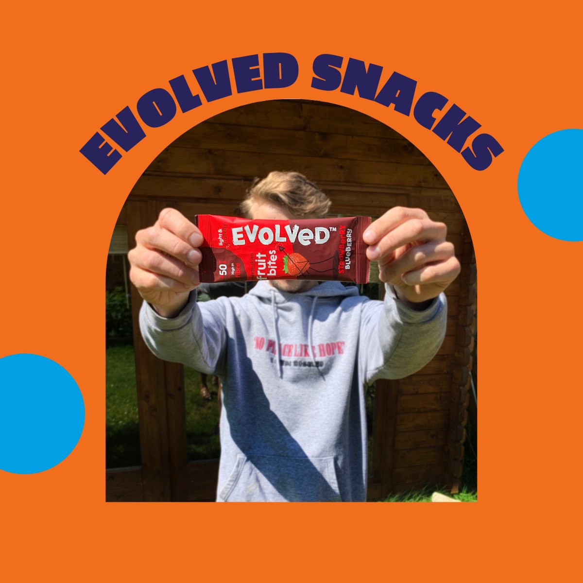 While studying as a Nutritionist, Dominic Kristy started <a href="/evolvedsnacks/">Evolved</a> Foods in response to the low levels of fruit consumption in the UK. Despite the well known health benefits of eating fruit and veg, only 18% of kids and 28% of adults meet their recommended 5 a day in the UK!