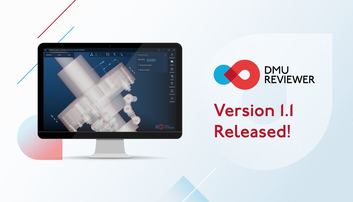 open_cascade's tweet photo. Open Cascade has released a new version of its desktop multi-CAD viewer and analyzer – DMU Reviewer! Learn about the improvements following the link: https://t.co/zO2LbYPZnF
#opencascade #cadviewer #dmureviewer https://t.co/2yzdRpDEC9