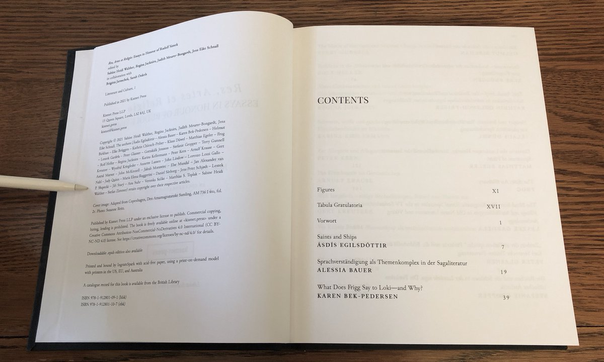 kismet_press's tweet photo. ✨We are thrilled to announce our latest publication: _Res, Artes et Religio: Essays in Honour of Rudolf Simek_ edited by Sabine Heidi Walther, Regina Jucknies, Judith Meurer-Bongardt, Jens Eike Schnall, published on the occasion of Professor Simek's retirement from @UniBonn!✨ https://t.co/39T9vXR7x4