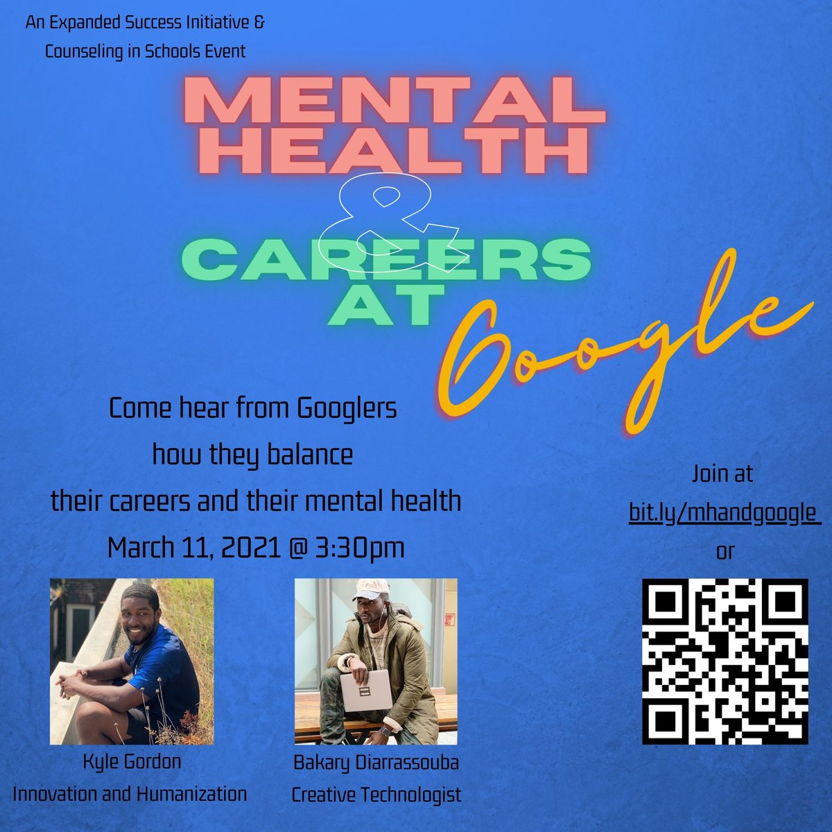 Please join us on Thursday, March 11th to learn more about Mental Health and Careers at Google. #changethenarrative