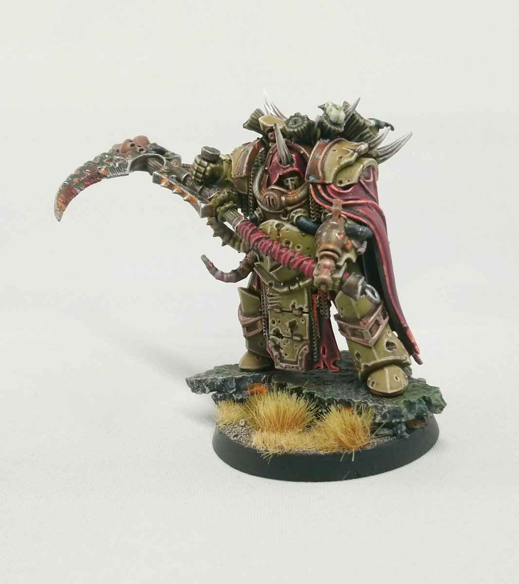 army_painter's tweet photo. 'We brothers three, nurgle work we do with glee!

#deathshroud #nurgle #deathguard #deathguard40k   #choas #warhammer40k  #warhammercommunity https://t.co/pe2icb3TLV