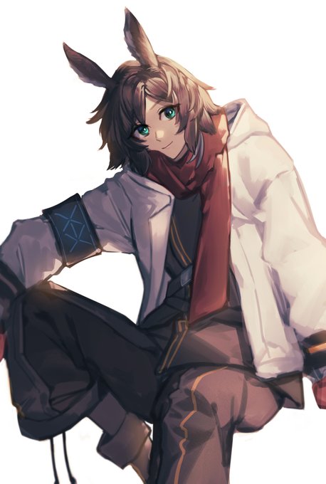 あとこれはファイル漁ってたら出てきた随分前描いたクーリエのらくがき 
#明日方舟 #アークナイツ #Arknights 