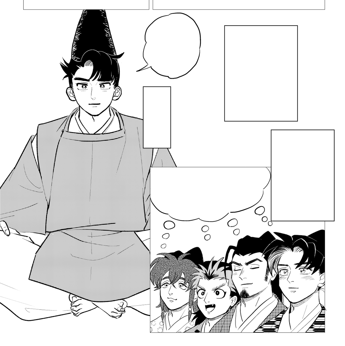 半分寝ながら描いて…(寝?) 