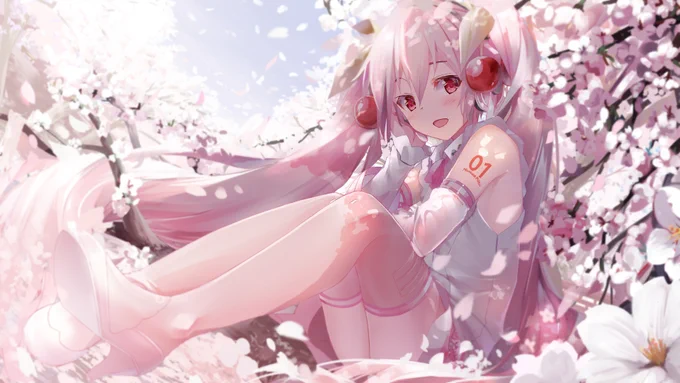桜ミクさんいいよね #ミクの日 #ミクの日2021 