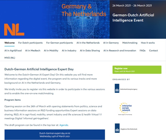 ZIM_KIMAP (@zim_kimap) on Twitter photo Vom 24. – 26. März 2021 findet ein virtueller Dialog zwischen den #Niederlanden und #Deutschland zum Thema Künstliche Intelligenz statt. Ziel ist der Austausch zwischen deutschen und niederländischen Experten. bit.ly/3erhLGj
<a href="/EENnl/">EEN Netherlands</a>
<a href="/_KINRW/">KI.NRW</a>
<a href="/KICommunity_DE/">KICommunity_DE</a>
@rwth_wzl Vom 24. – 26. März 2021 findet ein virtueller Dialog zwischen den #Niederlanden und #Deutschland zum Thema Künstliche Intelligenz statt. Ziel ist der Austausch zwischen deutschen und niederländischen Experten. bit.ly/3erhLGj
<a href="/EENnl/">EEN Netherlands</a>
<a href="/_KINRW/">KI.NRW</a>
<a href="/KICommunity_DE/">KICommunity_DE</a>
@rwth_wzl