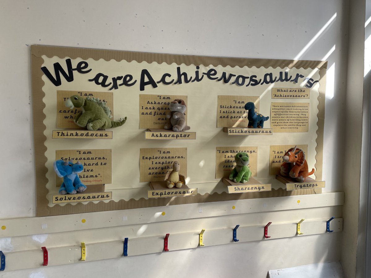 EYFS have a dinosaur learning land 🦕What dinosaur are you today? <a href="/hertsearlyyears/">HfL Early Years</a>