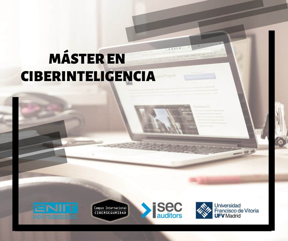 Hoy da comienzo la nueva edición del #master en #Ciberinteligencia ¿Estáis preparados para aprender a predecir riesgos y ataques con los mejores expertos? 
<a href="/VAguileraDiaz/">🏷️ ᴠɪᴄᴇɴᴛᴇ @ ᴇᴀʀᴛʜ</a> <a href="/CarloSeisdedos/">Carlos Seisdedos</a> <a href="/selvaorejon/">Selva Orejon</a> <a href="/eduSatoe/">Eduardo Sánchez</a> <a href="/ivanPorMor/">Iván Portillo</a> <a href="/febrezo/">Félix Brezo | 🦣</a> <a href="/yrubiosec/">yrubiosec.eth</a> <a href="/hugozunzarren/">HUGO ZUNZARREN DENIS</a>
eniit.es/master-en-cibe…