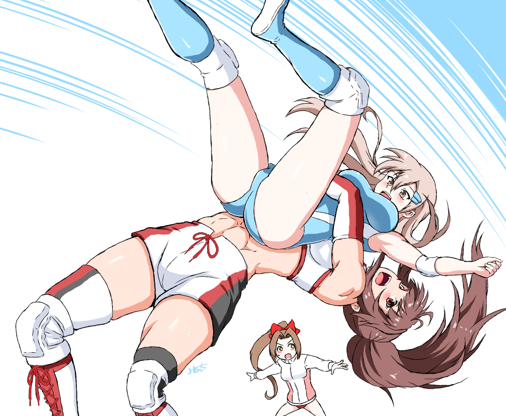 「TLに流れてきたのを見てたら描きたくなった、とびさわさんのさとねさんとほのるるさ」|よねっちのイラスト