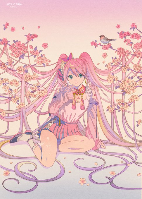 桜ミク 高画質 のtwitterイラスト検索結果