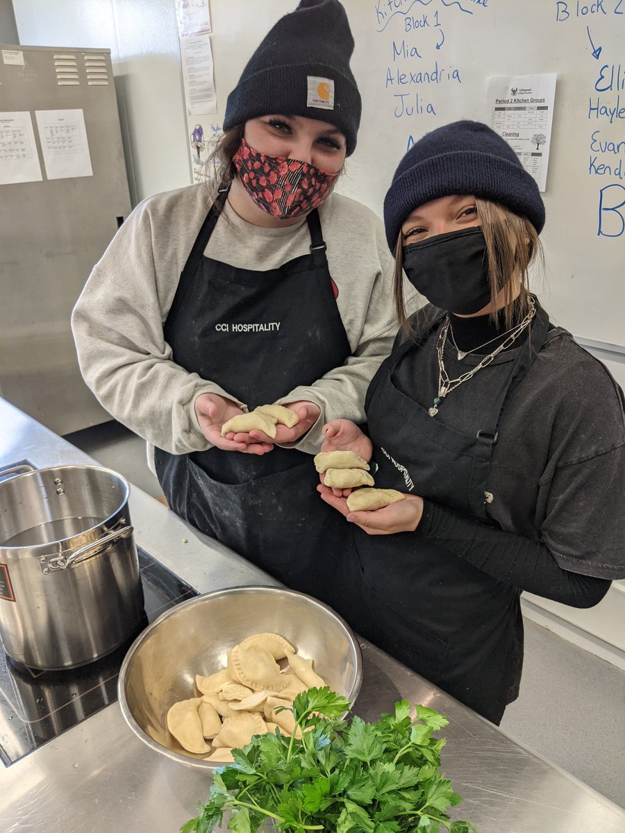 CCIHospitality's tweet photo. Homemade Pierogi Day here at CCI! https://t.co/6IuFBSfKyn