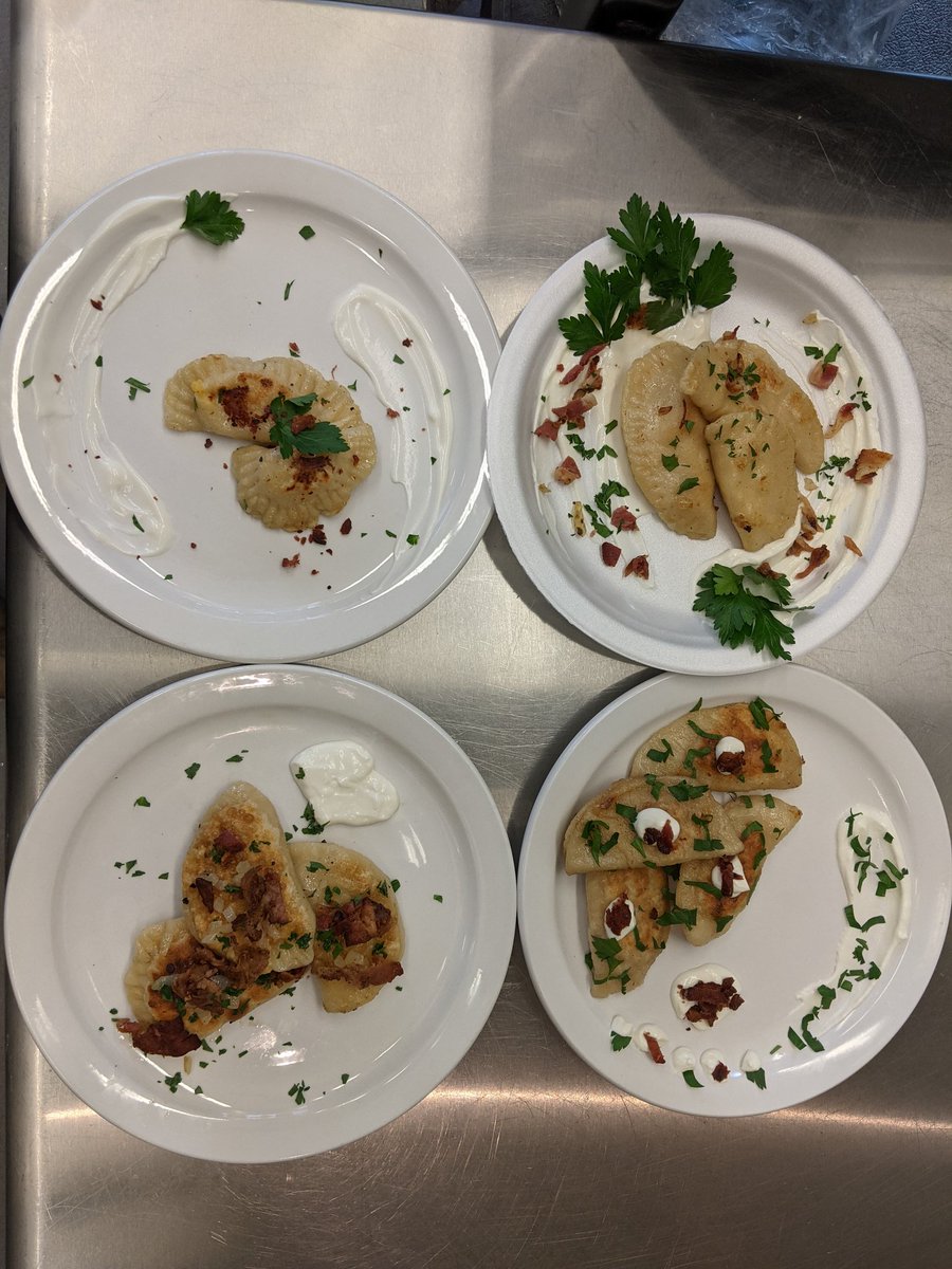 CCIHospitality's tweet photo. Homemade Pierogi Day here at CCI! https://t.co/6IuFBSfKyn