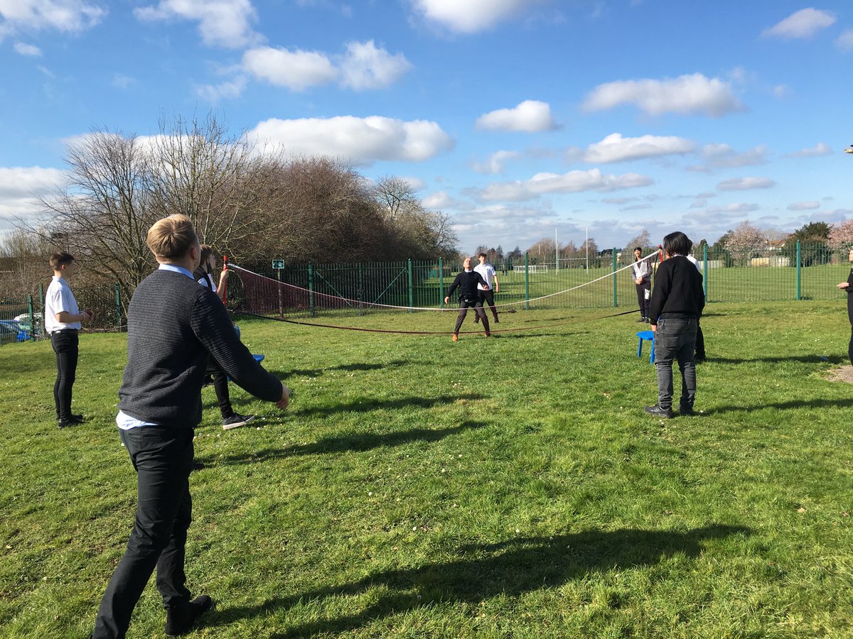 Summer is definitely on its way now that the football tennis net is out. #ThisIsAP #Tbap21