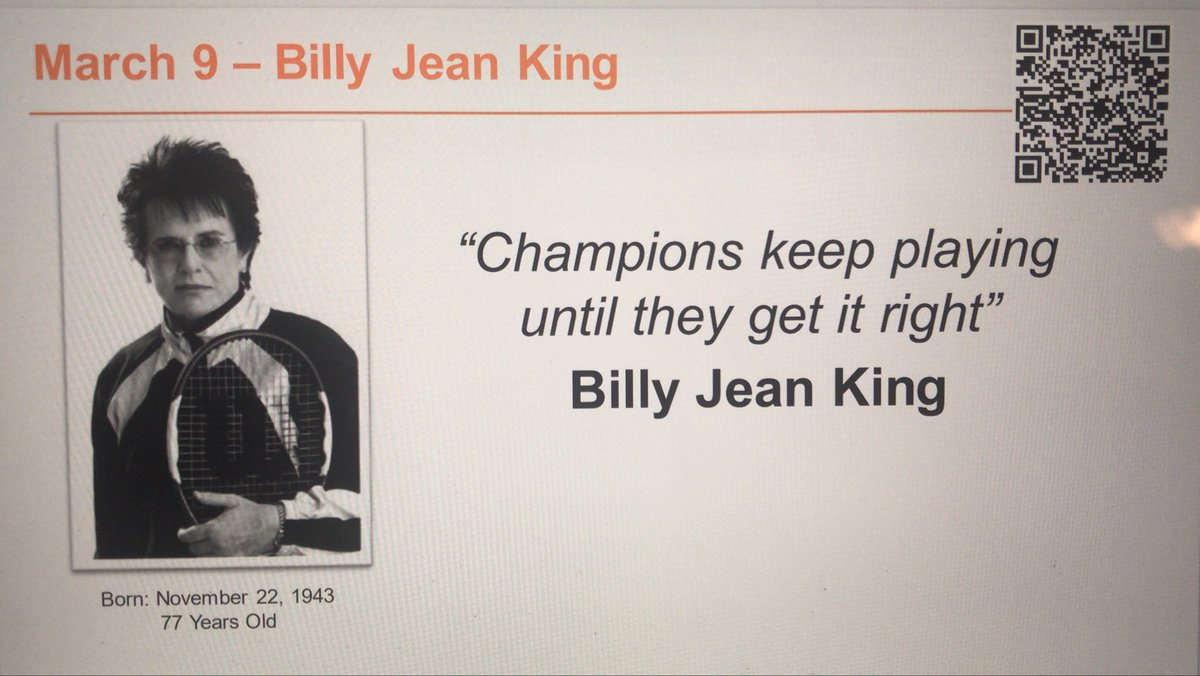 NJM Celebrates Women’s History Month! Today we spotlight Billy Jean King! @JennNJM @JackieGiusti