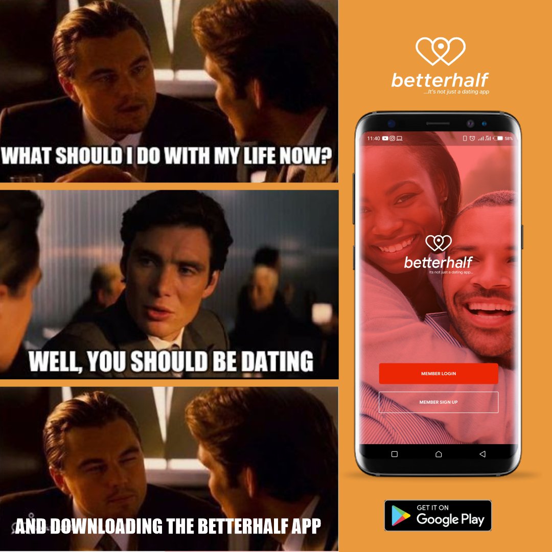 Betterhalf_ng's tweet photo. Ours is more than a dating app. Yours is to utilize the platform to get your love life on the go. 

#Betterhalf 
#betterhalfdatingapp https://t.co/hTEtMS45P1