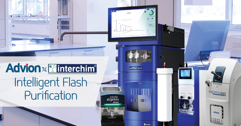 AdvionInterchim's tweet photo. Intelligent Flash Purification: Leverage prep-free sampling techniques and AI assistance to save you valuable time in the lab. Visit our virtual #Pittcon2021 booth in Expo Hall 1 to learn more. 
#AdvionXInterchim #IntelligentFlash #ComapctMassSpec