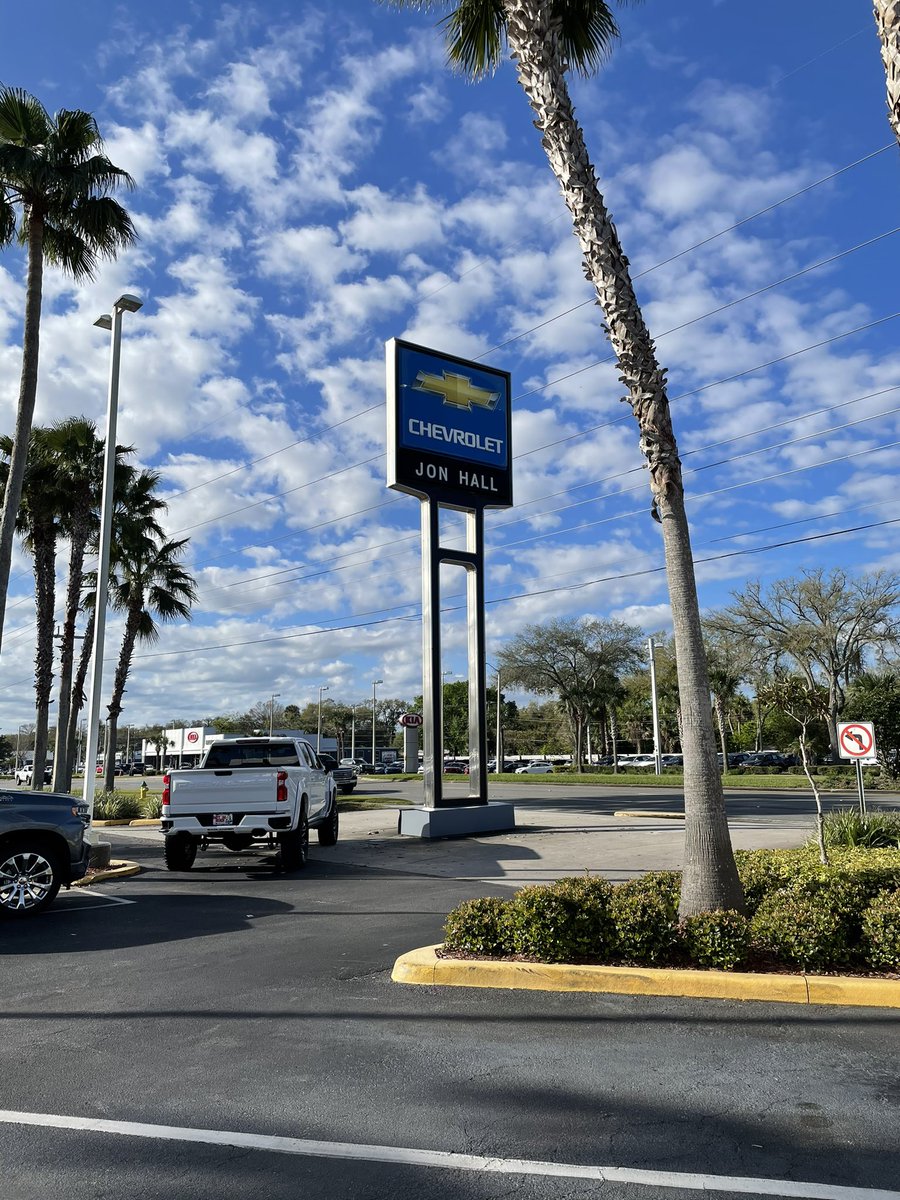ParkerRay85's tweet photo. Come into Jon Hall Chevy anytime this month and mention code “TAKE” before checkout, and get $100 off your purchase AND a full tank of gas on an all-new 2021 Chevy Silverado.*

*while supplies last 
@BarstoolBigCat @PFTCommenter @Billyhottakes @PardonMyTake https://t.co/ihEyeRbXQ1