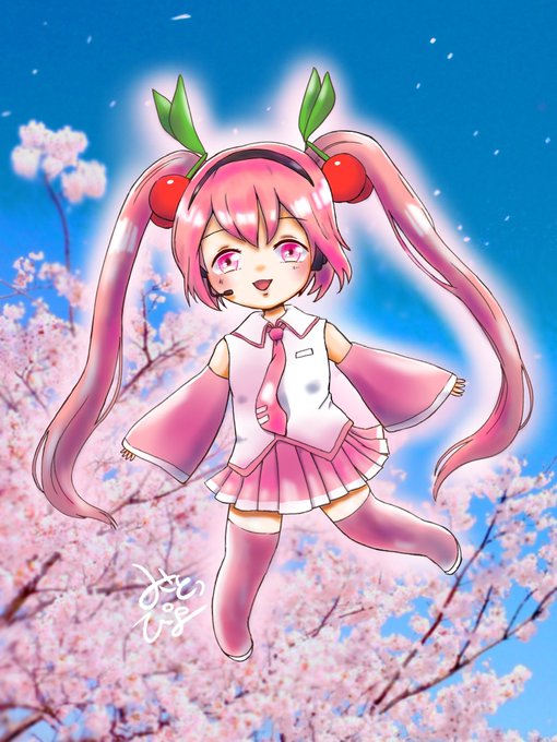 桜ミク 高画質 のtwitterイラスト検索結果