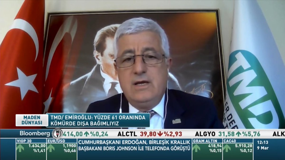 TMDMadenciler's tweet photo. Yönetim Kurulu Başkanımız Sayın Ali EMİROĞLU'nun Bloomberg TV'de yayınlanan, “Türkiye Madenciliğinin Bugünü ve Geleceği” konusunda görüşlerini paylaştığı  “Maden Dünyası” programını aşağıdaki linkten izleyebilirsiniz.

https://t.co/SEU7Md2n3L https://t.co/QbNZZMt7Oy