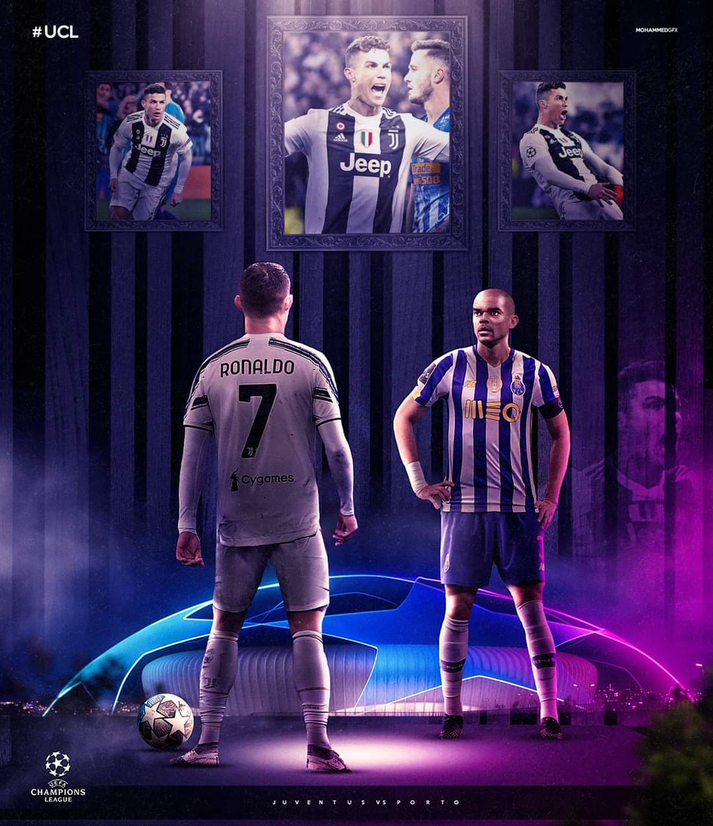 mohammed_gfx's tweet photo. A new remontada? 
Will Cristiano Ronaldo relive the memories of Atletico Madrid again tonight? 
It's @ChampionsLeague Backk ! 🔥 https://t.co/0tAtu7RdU4