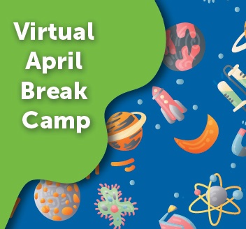 Sciencenter's tweet photo. Registration for our Virtual April Break Camp (April 5-9) opens TODAY at 9am! Daily interactive activities will allow campers to explore the world around them, engineer creations and observe nature. Camp is open to those in grades K-5.  https://t.co/iuUK4xsqDQ https://t.co/lc8tBmFlGJ