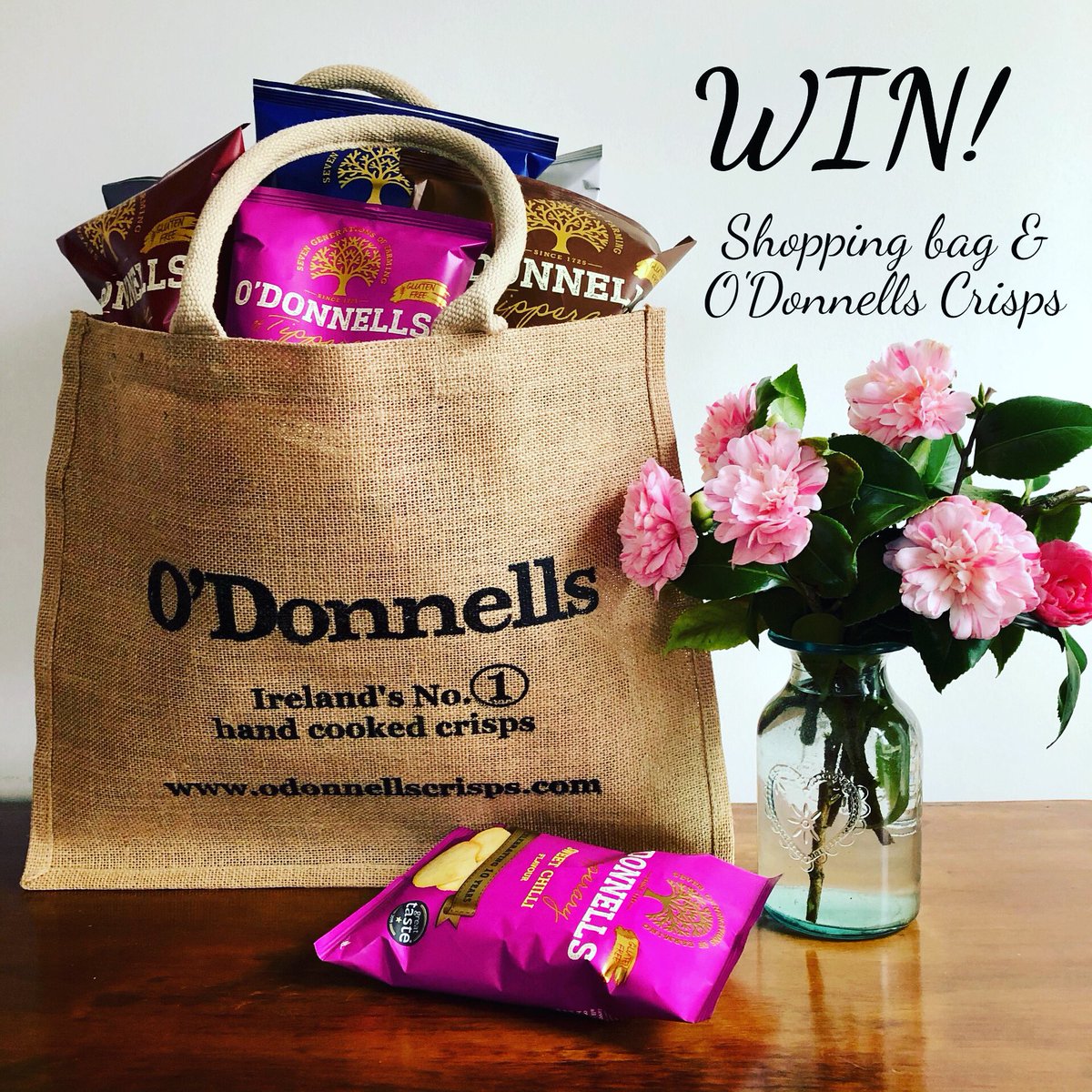odonnellscrisps's tweet photo. WIN! 
To celebrate Mother’s Day we have a stylish shopping bag filled with O’Donnells Crisps ready to be delivered to a wonderful mother. 💝

For a chance to WIN simply:

💝 Follow @odonnellscrisps  💝 Retweet 

ROI only 🇮🇪

Winner will be announced on Wed 10th March
#MothersDay https://t.co/HB7cCn0Vn1