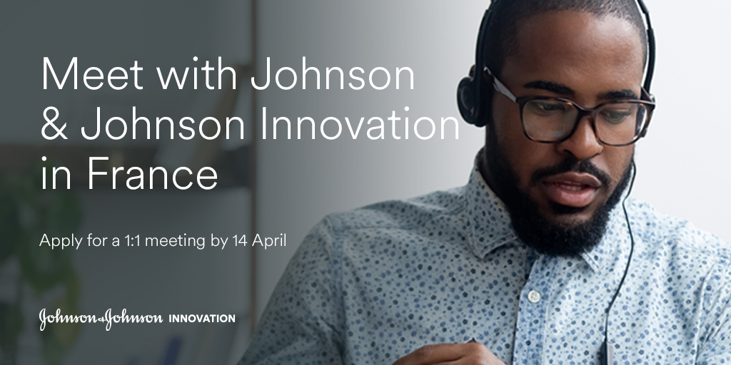 BaiSiau's tweet photo. Virtual #partnering opportunity for #lifescience innovators in #France! @JNJInnovation are seeking partnerships that can revolutionize human health. Register for the webinar + apply by 14 April to 1:1 meetings with J&amp;J team https://t.co/sw5pOXHwKP https://t.co/HzzBew6ufp