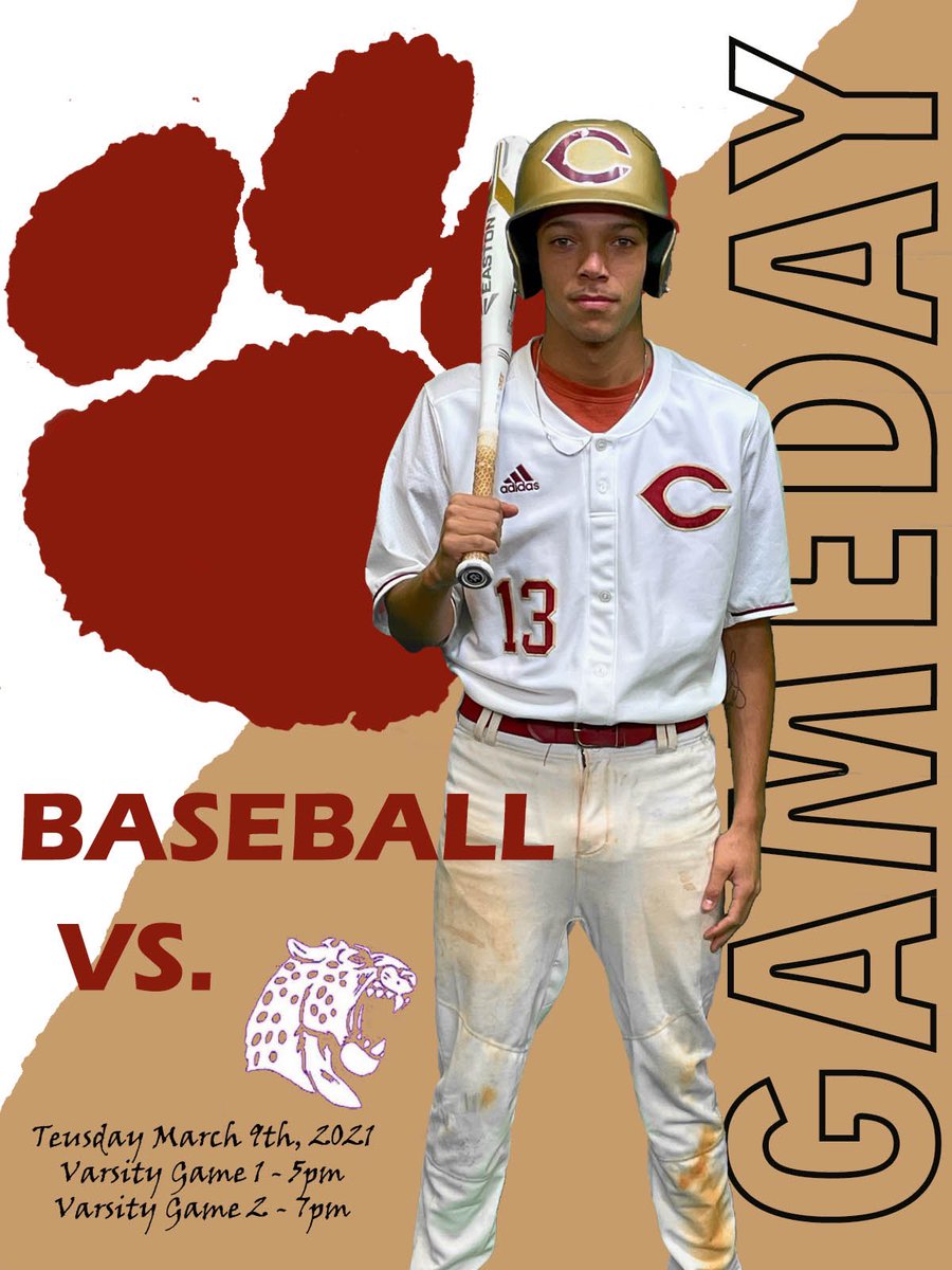 Cats open up area play today at home vs Blount. Doubleheader with first pitch of game one at 5:00.