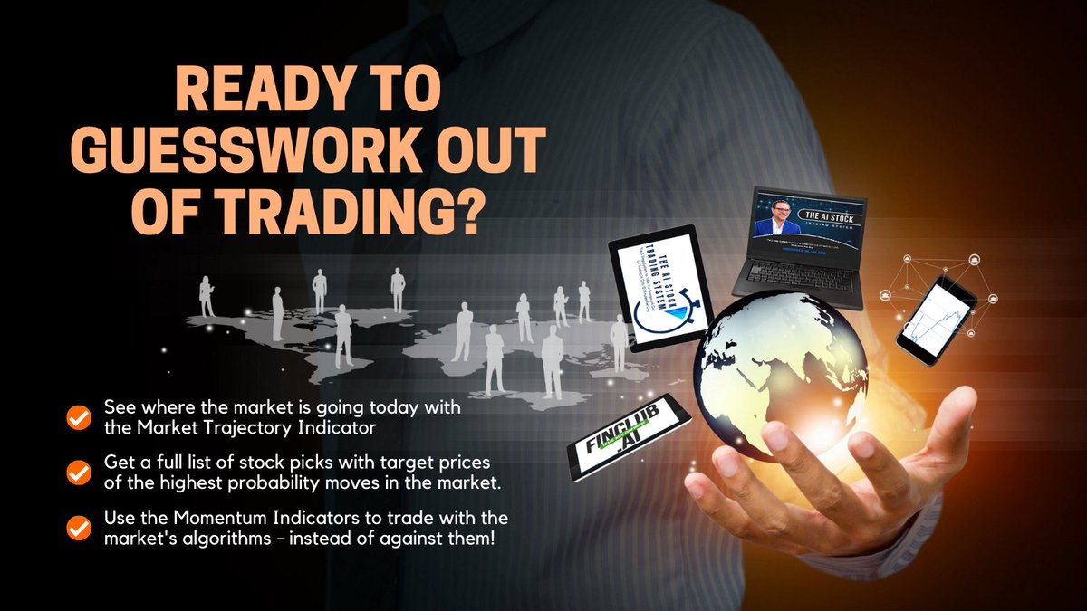 FinClubAI1's tweet photo. Want to take the guesswork out of trading? Discover this new trading system with 5 fast &amp; easy steps for trading with Artificial Intelligence stock picks in only 10 minutes per day!⁠
⁠
Click here: https://t.co/PlyTebuoH3⁠
⁠
#stocktrading #aitrading #stocktrader #stocktrade https://t.co/rXYcjqs2Vb