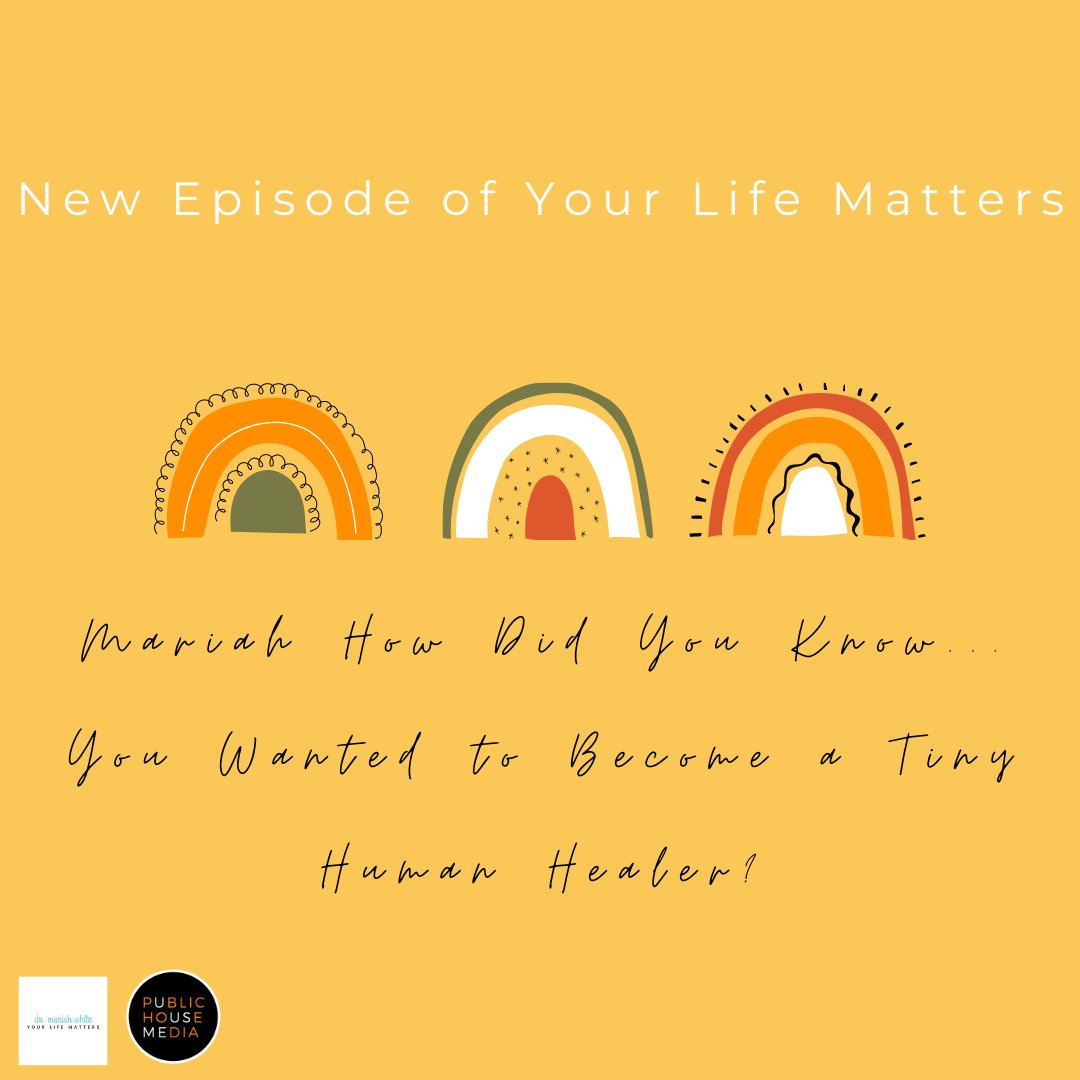 publichousemdia's tweet photo. Don't miss today's brand new episode of Your Life Matters! Host Dr. Mariah White discusses how she knew that she wanted to devote her life to medicine. ⚕️⁠
⁠
Thinking about it? Well this episode is FOR YOU!⁠
⁠
#podcasts #yourlifematters #medicine #doctor https://t.co/bcDVS4An1I