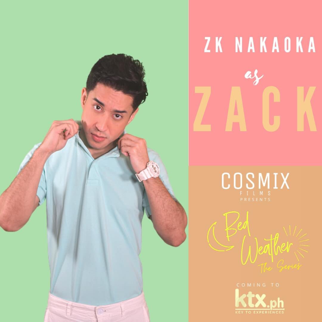 CosmixFilms's tweet image. Seasoned commercial and print model ZK Nakaoka play the role of Zack, a struggling businessman who will fall in love with his long-lost childhood friend on #BedWeatherTheSeries! ❤️🏳️‍🌈
Catch Zack&apos;s story unfold this April 16 to 19 only on ktx.ph! 📊 #CosmixFilms