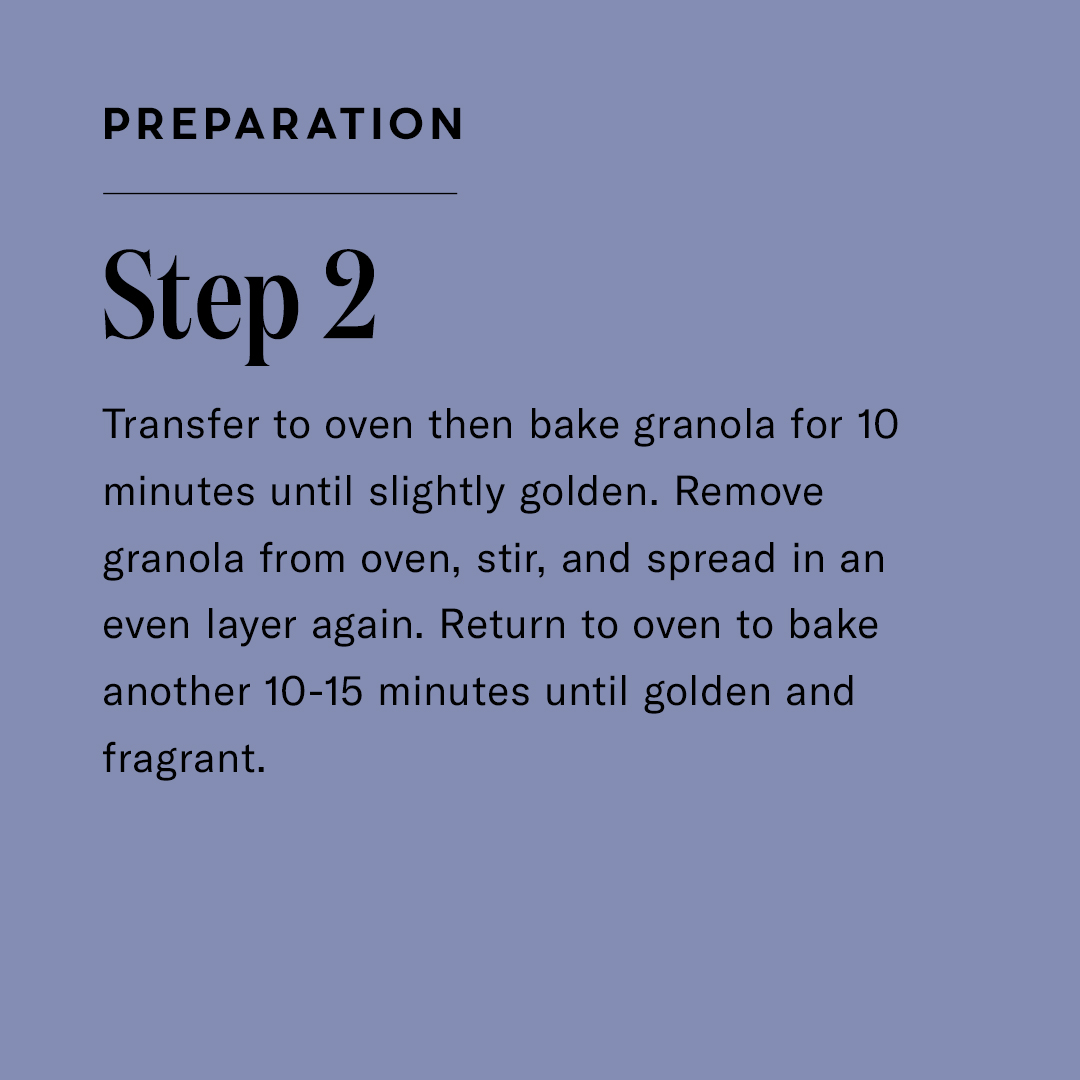 Plan Your Meals Each Week - Make a big batch of granola at the beginning of the week for breakfast and easy snacking. #NationalNutritionMonth #inseason #helloseason #eatingwellreimagined #health #nutrition #healthyliving #foodasmedicine
