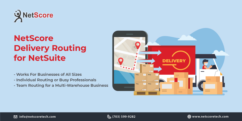NetScoreTech's tweet image. The solution organizes orders into optimized #deliveryroutes that are then assigned to your drivers via a mobile application or through NetSuite.
Visit: bit.ly/2OixLjl

#deliverytracking #deliveryroutingsoftware #ProofofDelivery #NetScoreproducts #NetScoretechnologies