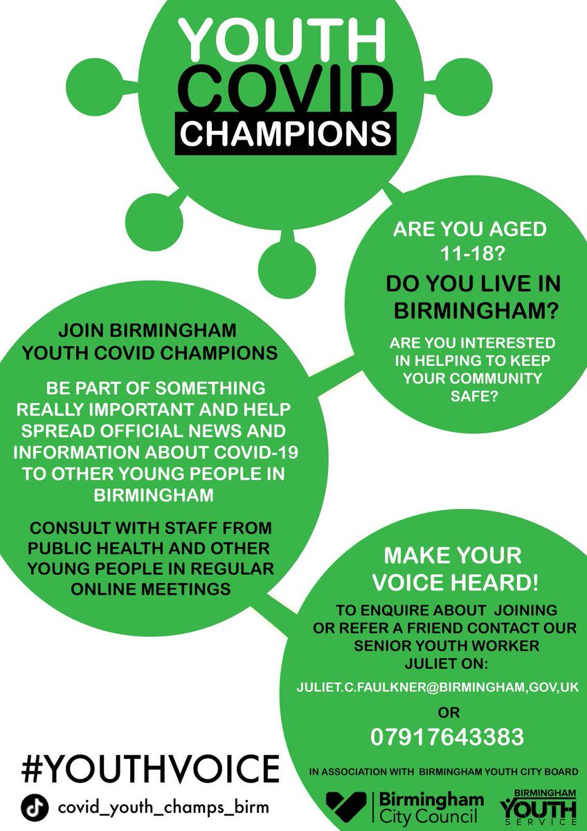 YouthCityBoard's tweet photo. Another exciting opportunity for young people #youthvoice  let's spread the word and get young people signed up @Harborne_Jayne @brigidjones @DrJV75 @WMPolice @BCCYouthService @AmrazDarnish @sellyparkgirls @BEPvoice @Bhamchildtrust @ https://t.co/q01We3aiyZ