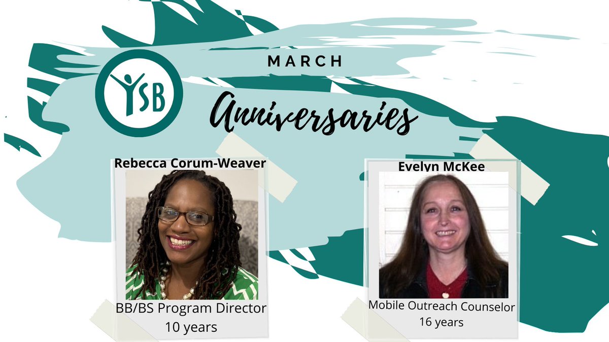 March's #WorkAnniversaries!  Thank you Rebecca and Evelyn for all you do!
