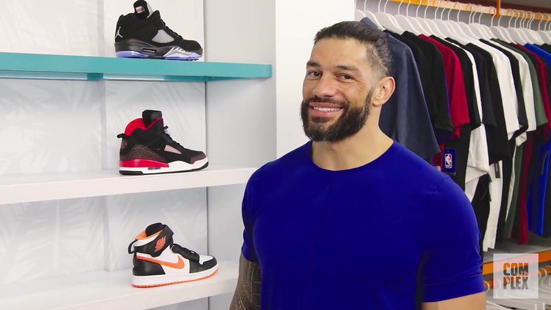 roman reigns sneaker shopping