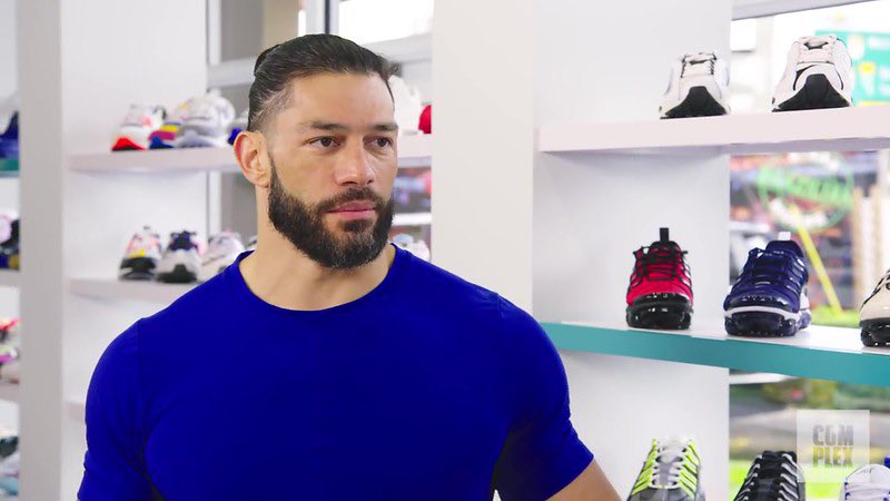 roman reigns sneaker shopping