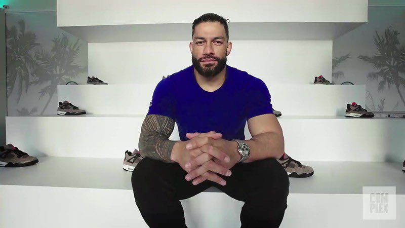 roman reigns sneaker shopping