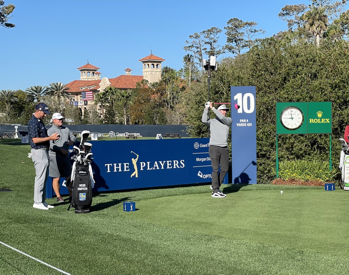 TripNerd's tweet photo. Good morning from Sawgrass. Bubba getting loose⛳️ #tripnerd #THEPLAYERS #spreadthenerd https://t.co/sF1wAU3veX