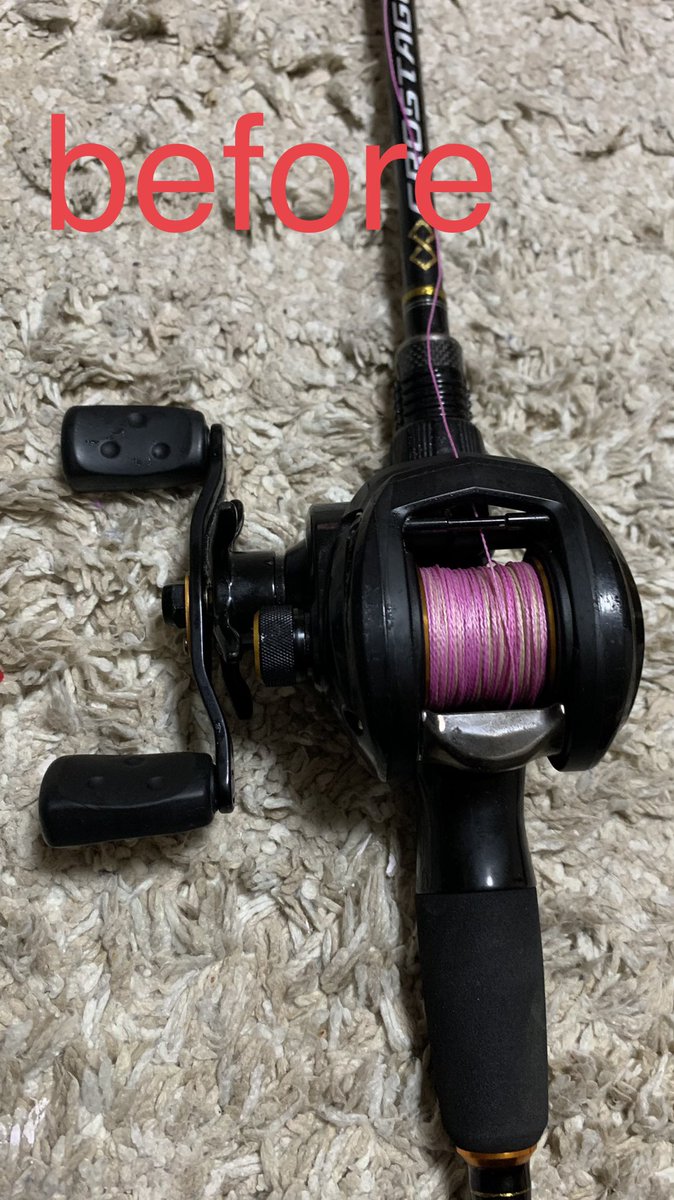 Non Tack倉敷 タコ釣り用のベイトリールをシングルハンドル化してみました 早く使ってみたいな