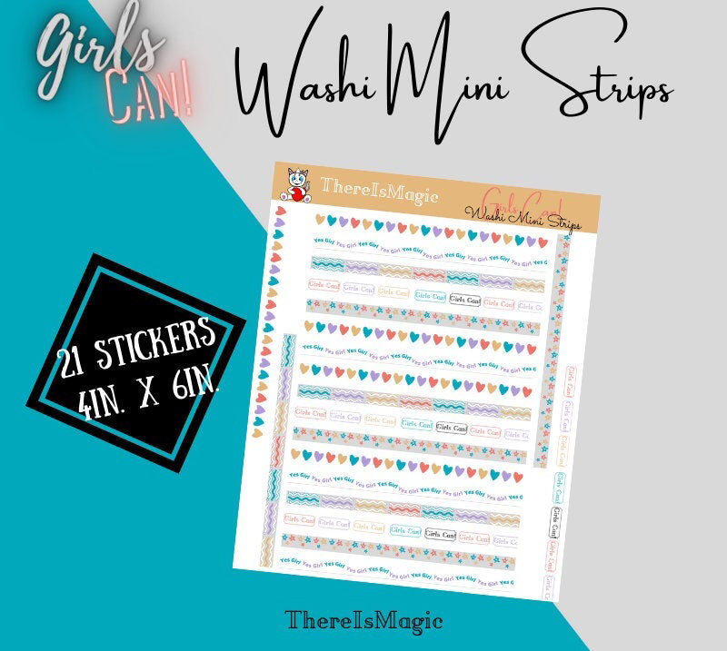 ThereIsMagicTW's tweet image. Thrilled to share this item from my #etsy:
Washi Mini Strips Stickers - Girls Can! Stationery Collection

🥰Check out the whole collection! Inspire all the girls, young &amp;amp; old, in your 🌎 

#girlboss #inspiregreatness #tuesdaythoughts
#yesshecan #girlscan

etsy.me/3bqekxM